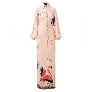 Brandon Maxwell Flamingo Gown, US s.4